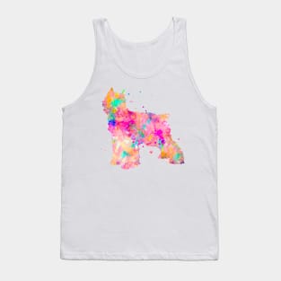 Bouvier Des Flandres Dog Watercolor Painting Tank Top